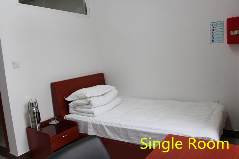 Single room in the NENU international student dormitory